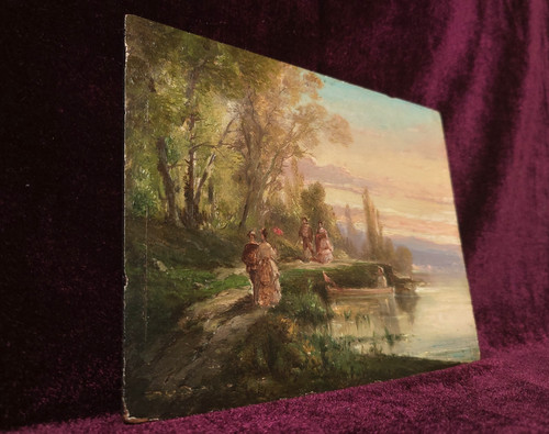 Tableau ancien peinture - tableau, huile