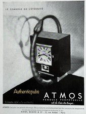 PUBLICITE ATMOS PENDULE