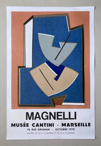 Affiche magnelli musée - [affiche], magnelli.