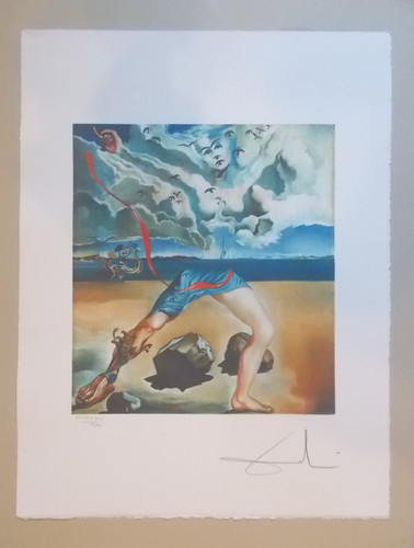 Lithographie salvador dali - lithographie, (