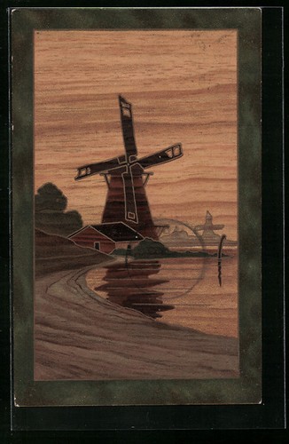 Carte postale imitation feu - , de