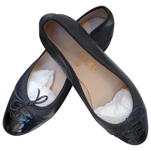 Ballerine cuir chanel - en,