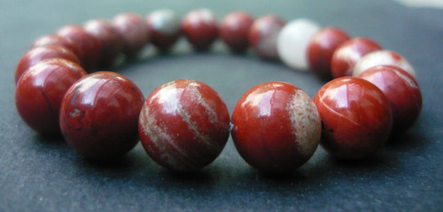 Bracelet perles 10mm jaspe - perles,