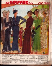 PARIS (I°) MODE / ART MENAGER ... "AU LOUVRE" Catalogue en été 1932