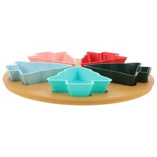  Plat Aperitif Noël Assiette De Collation Divisée Plateau Service Nourriture