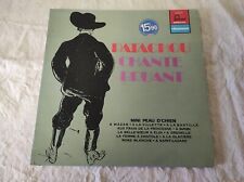 Vinyle 33 tours PATACHOU chante BRUANT Mini peau d'chien