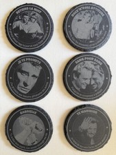 Set de 6 sous-verres hommage