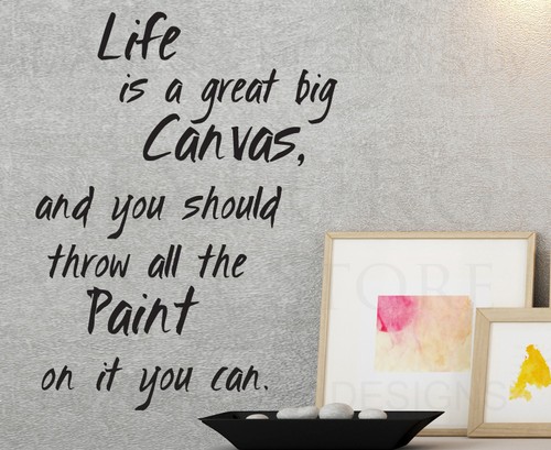 Wall decal sticker quote - quote, vinyl