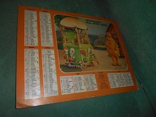 CASIMIR ORTF RARE CALENDRIER DE 1978