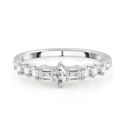 Bague blanc 9 - en,