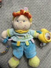 doudou peluche garçon bleu
