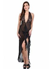 Robe Dentelle Et Voile