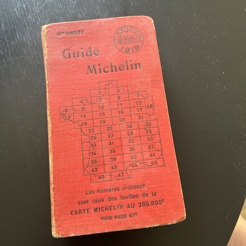 Guide michelin 1919 - guide,