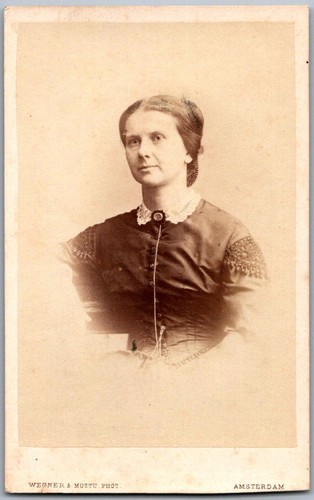 Cdv 1870 femme - cdv, hollandaise