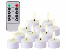 12 bougies chauffe-plat LED