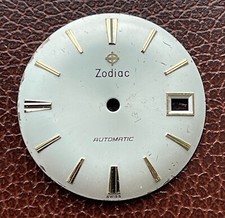 Cadran Automatique Zodiac Pour Montre Vintage Cal. 72B Fehr&Cie 28,5Mm