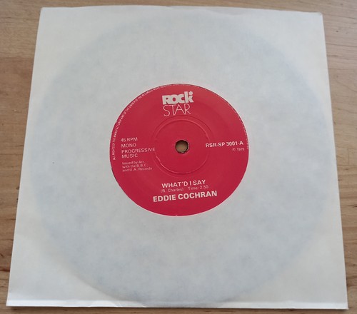 Eddie cochran what - what'd, i