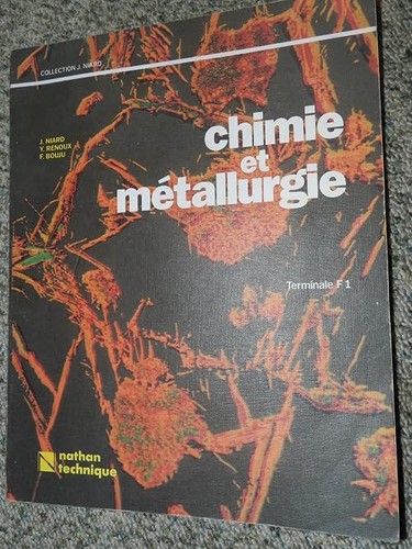 Chimie métallurgie classe - chimie,