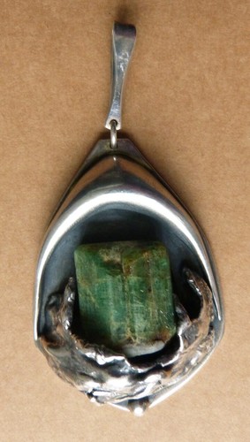 Pendentif médaillon argent