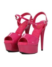 Sandales Plateau Vernis Femme