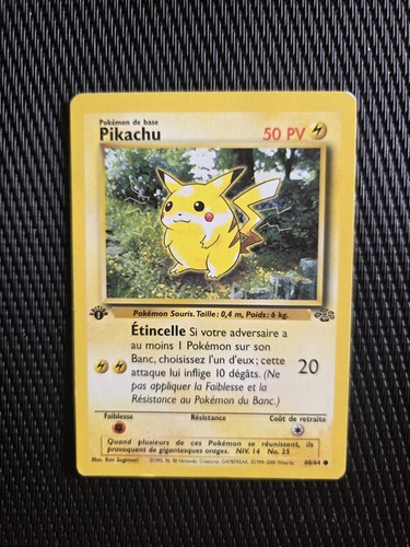 Carte pokémon pikachu 60 64 - carte, 60/64