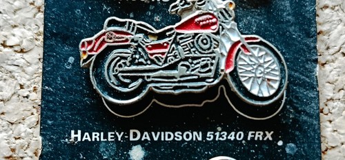 Pin moto rouge harley - ,