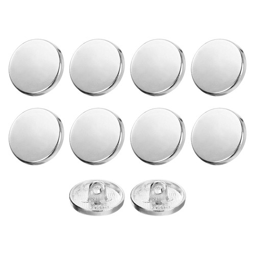 Boutons plats ronds en - 10,