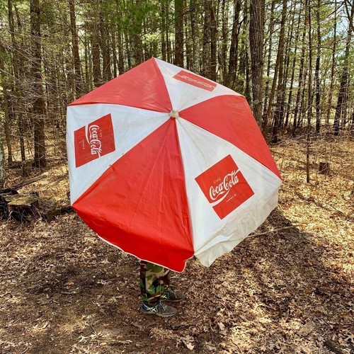 Vintage coca cola umbrella red - vintage,