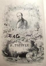 1854 1ED TOPFFER NOUV VOYAGES ZIGZAG MONTAGNE JOLI GRAVURES CHARTREUS MONT BLANC