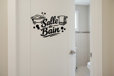 Sticker porte salle - 1, de