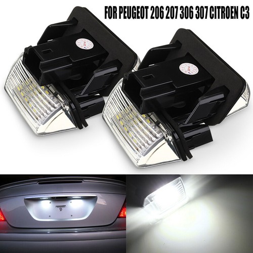 Led feux plaque pour - 2x,