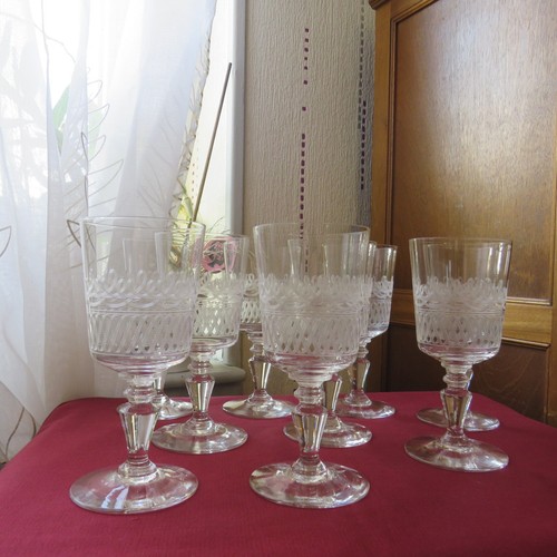 Verres eau en cristal - verres, a