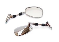 Rétroviseur chromé paire