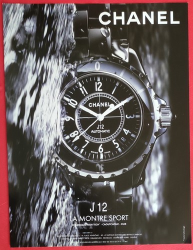 Publicité presse montre - de,