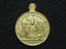 FRANCE 1849 - MEDAILLE CUIVRE 1ère FETE ANUELLE DE LA REVOLUTION DE FEVRIER 1848