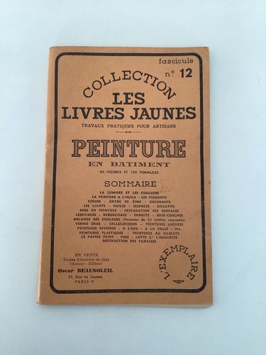 Les livres jaunes fascicule - livres,