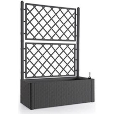 STEFANPLAST Bac a fleurs/Jardiniere NATURAL DELUXE avec treillis - 100 x 43 x...