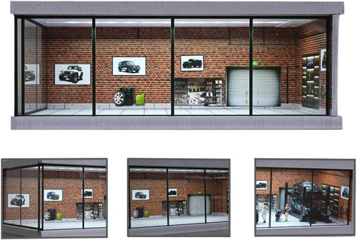 Diorama modèle garage - 1, 43