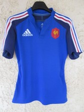 Maillot QUINZE de FRANCE Rugby  2012 2013 ADIDAS vintage shirt coton ancien 6 S
