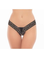 String noir ouvert avec