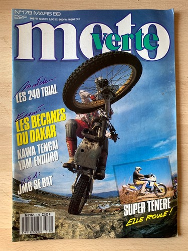 Moto verte magazine 179 du - verte,