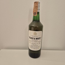 Bouteille Whisky Black & White