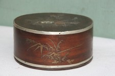 boite bois et laiton marquèterie chine