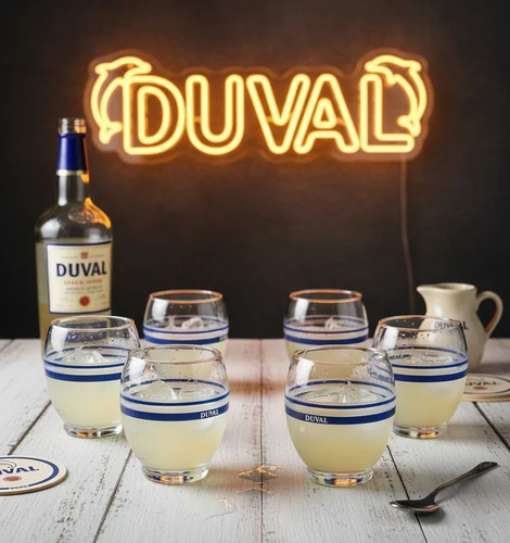 Lot 6 verres - verres, duval
