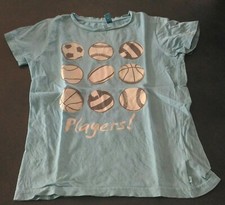 TEE SHIRT BLEU CIEL 10 ANS OKAIDI MANCHES COURTES