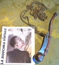 ENGLISH 1920s BOATSWAIN'S PIPE WHISTLE~BRASS/COPPER~MADE IN ENGLAND~MINT VINTAGE