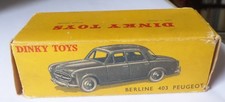 DINKY TOYS 24B- BOITE BERLINE 403 PEUGEOT--MADE IN FRANCE MECCANO-