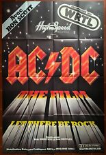 Affiche AC/DC LET THERE BE ROCK Heavy Metal Musique Concert 109x160cm 1980