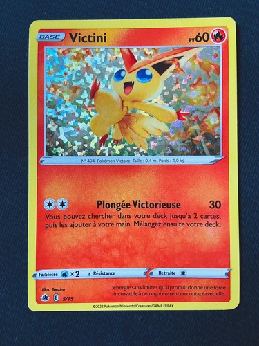 Carte pokémon victini - carte,