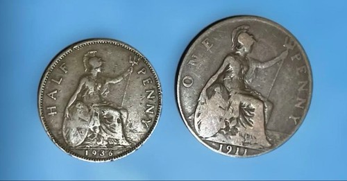 Pièces britanniques george - george, v
